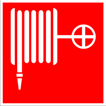 F02 пожарный кран (пленка, 200х200 мм) - Знаки безопасности - Знаки пожарной безопасности - Магазин охраны труда ИЗО Стиль